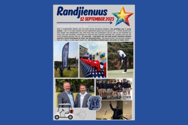 Hoërskool Randburg Nuus, Randjienuus
, 2025 Randjienuus - Uitgawe 11