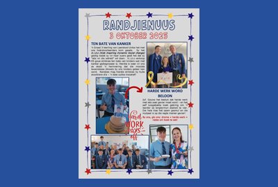 Hoërskool Randburg Nuus, Randjienuus
, 2025 Randjienuus - Uitgawe 12