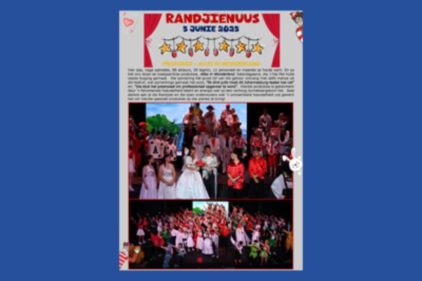 Hoërskool Randburg Nuus, Randjienuus
, 2025 Randjienuus - Uitgawe 7