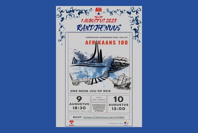 Hoërskool Randburg Nuus, Randjienuus
, 2025 Randjienuus - Uitgawe 9